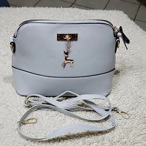Elegant Grey Crossbody Bag